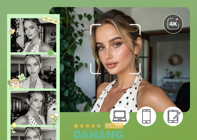 Trải Nghiệm Không Gian Chụp Photobooth Online Chuẩn Hàn Ngay Tại Nhà Cùng Boothsummer