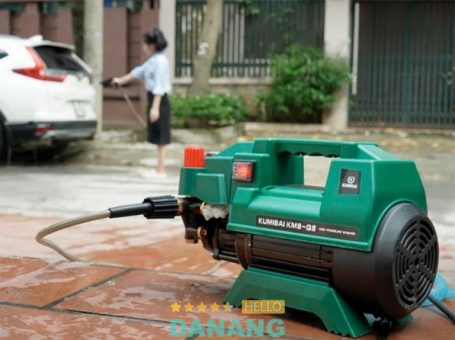 Sử dụng máy rửa xe tại nhà