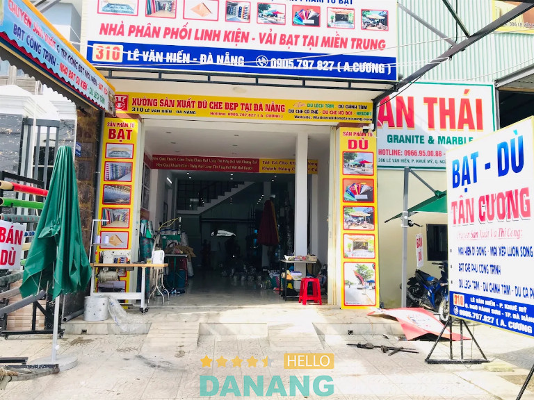 Dù che quán ngoài trời Sông Hàn đà nẵng