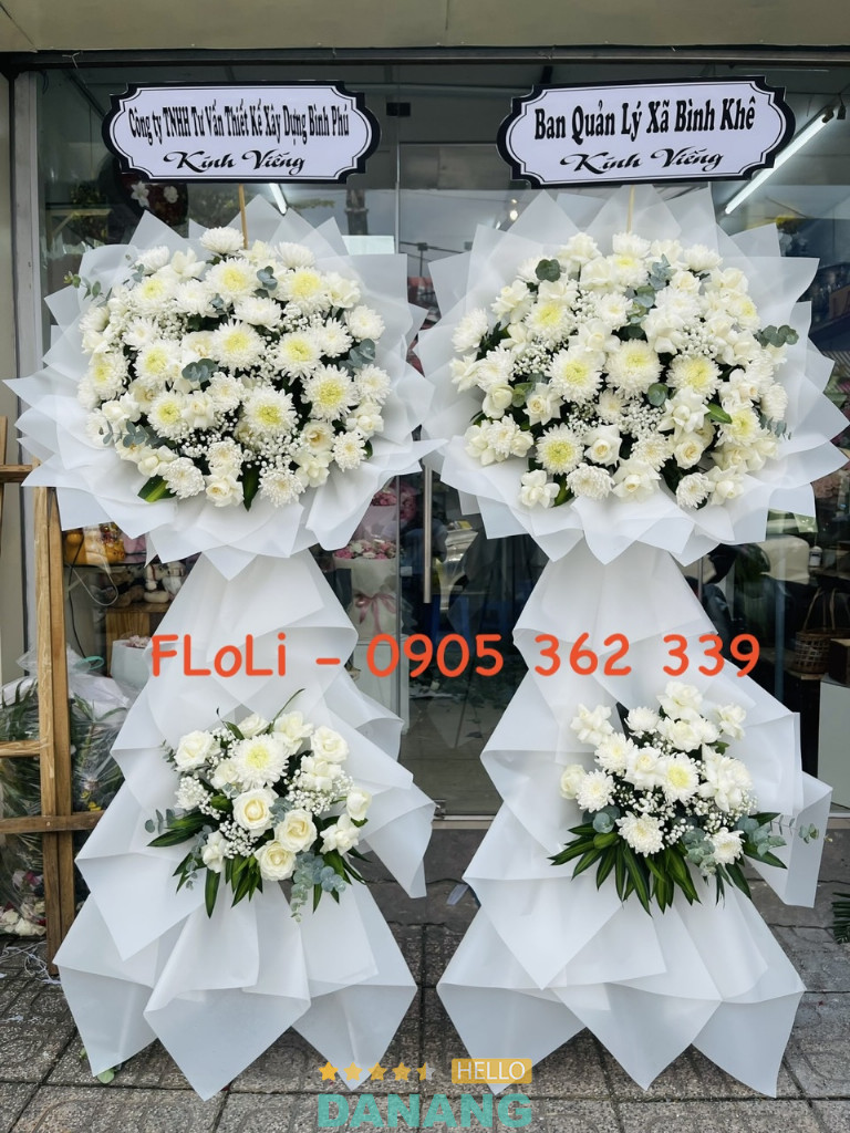 FLoLi hoa viếng chia buồn đám tang ở Ngũ Hành Sơn