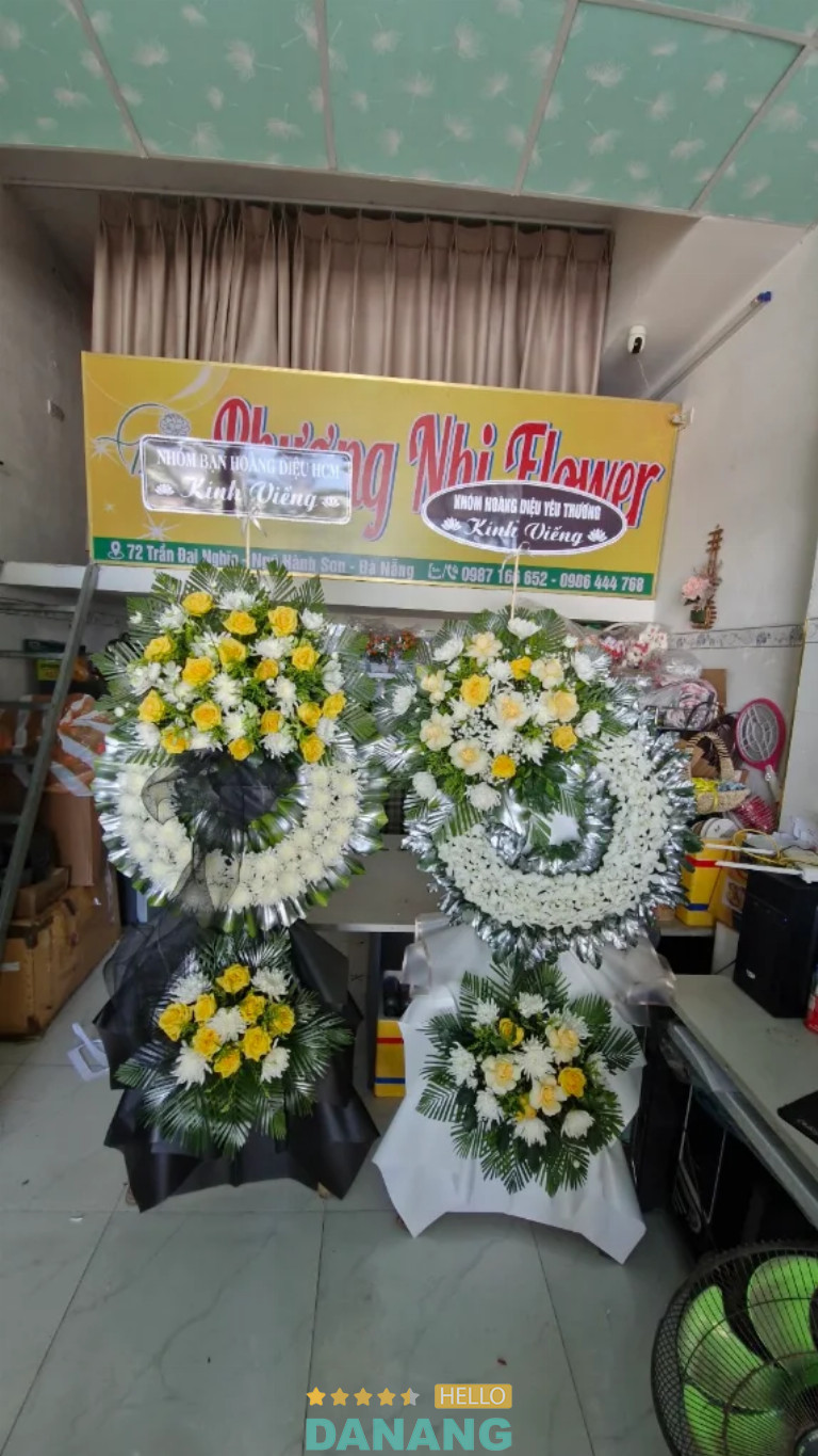 Phương Nhi hoa chia buồn ngũ hành sơn