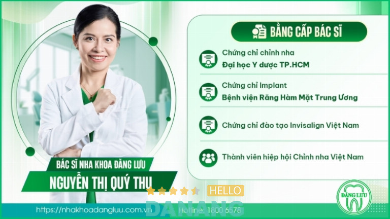 BS Nguyễn Thị Quý Thu – Chuyên môn chỉnh nha và niềng răng Invisalign